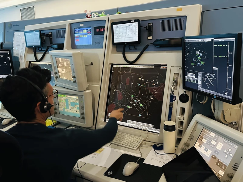 Ral Delgado, coordinador de torres de control de ENAIRE en Regin Sur. Foto: Enaire